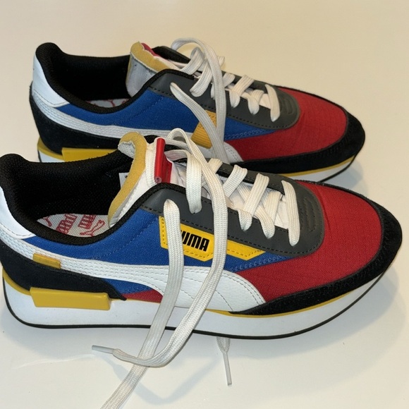 (GS) PUMA Future Rider Play On Low Top Running Shoes Size 6C 372349-05 - Picture 10 of 10